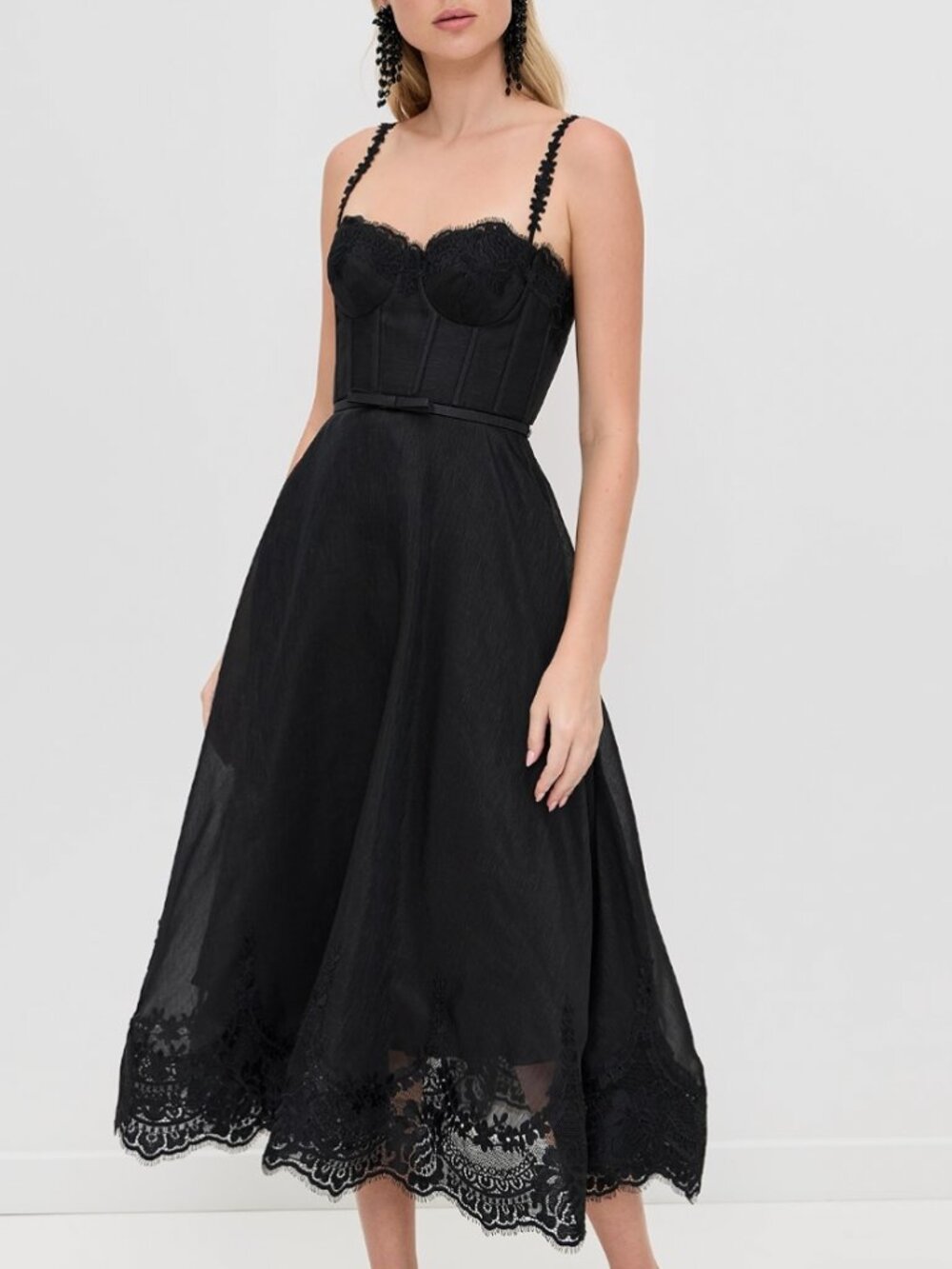 NWT Zimmermann Hypnotic Lace Trim Picnic Dress  Hypnotic Lace Trim Picnic Dress - Picture 3 of 5